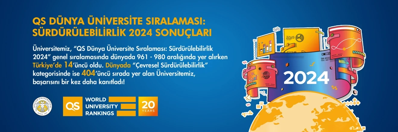 Selçuk Üniversitesi - QS Dünya Sıralaması Sürdürülebilirlik 2024 Sıralamasında Selçuk Üniversitesi Türkiye'de 14. oldu.